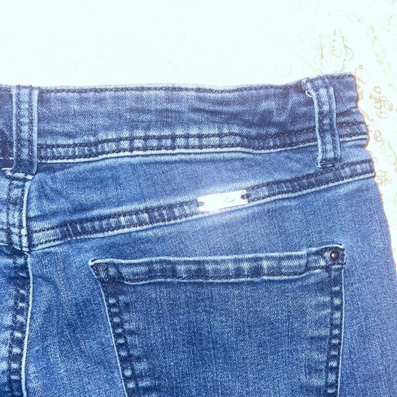 INC brand distressed straight leg regular crop fit jeans. EUC - Picture 5 of 12